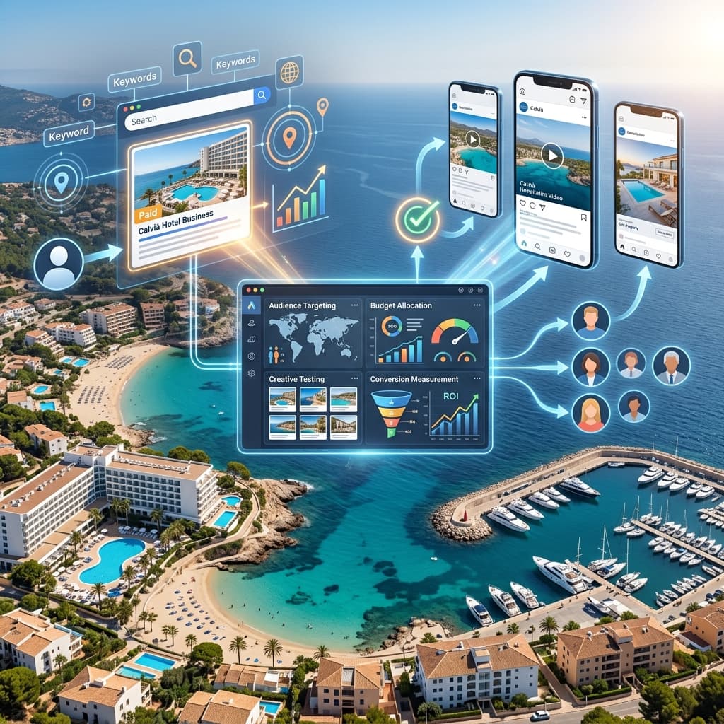 Google and Meta advertising campaigns for businesses in Calvià