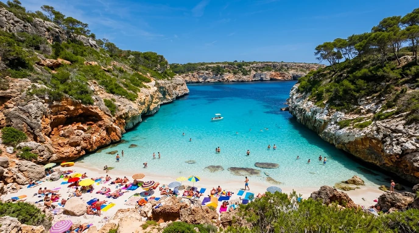 Mallorca waterfront and business district served by AutoThinkAI